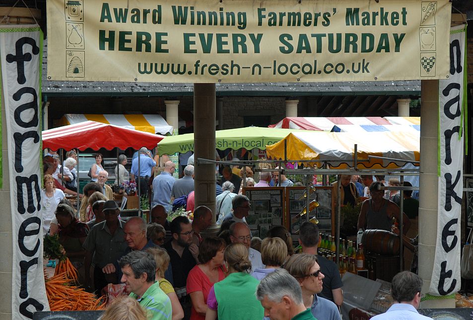 Stroud Farmers Market, held every Saturday, has twice been voted the best in the UK.